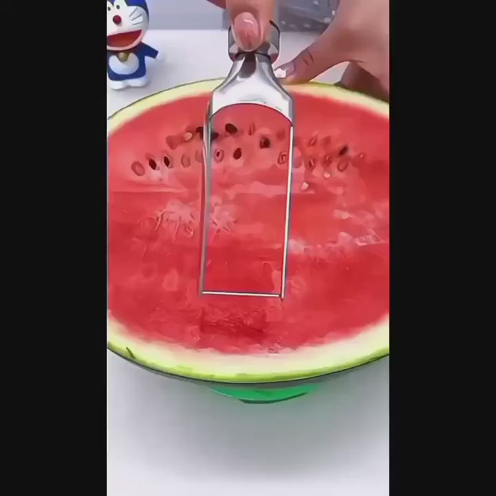Double-Head Stainless Steel Watermelon Cutter