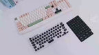Soft Silicone Heart-Shaped Keyboard Stickers for Long Nails with Letters