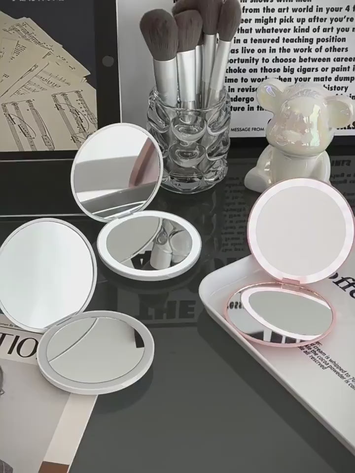 Mini Portable Makeup Mirror with LED light