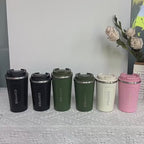 510ml Vacuum Insulated Coffee Cup with Lid - Double-Wall Thermal Tumbler