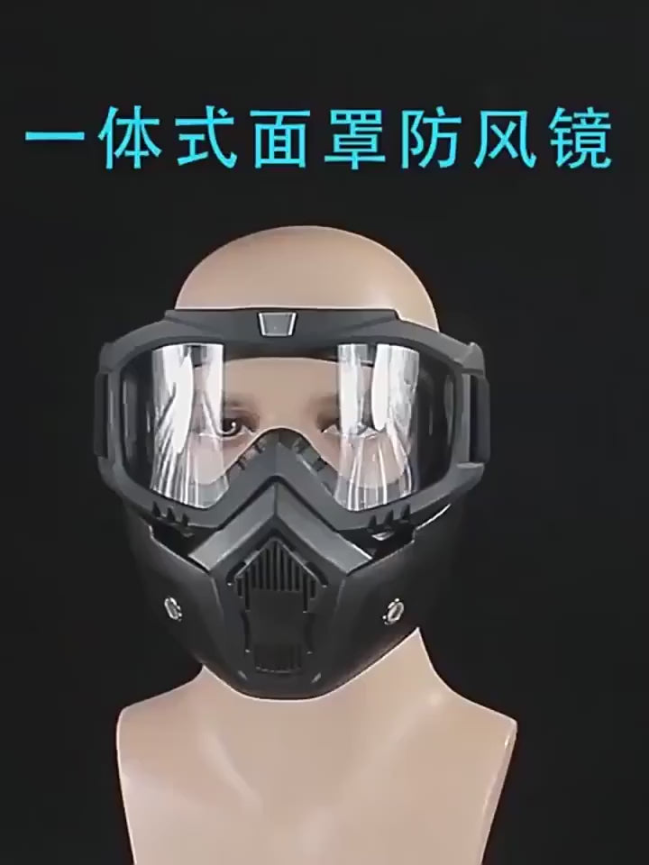 Special mask for welding and cutting (anti-glare, UV radiation, dust protection)