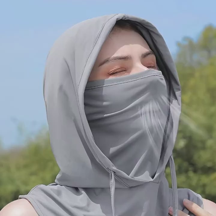 4-in-1 Summer Sun Protection Full Face Mask and Neck Gaiter