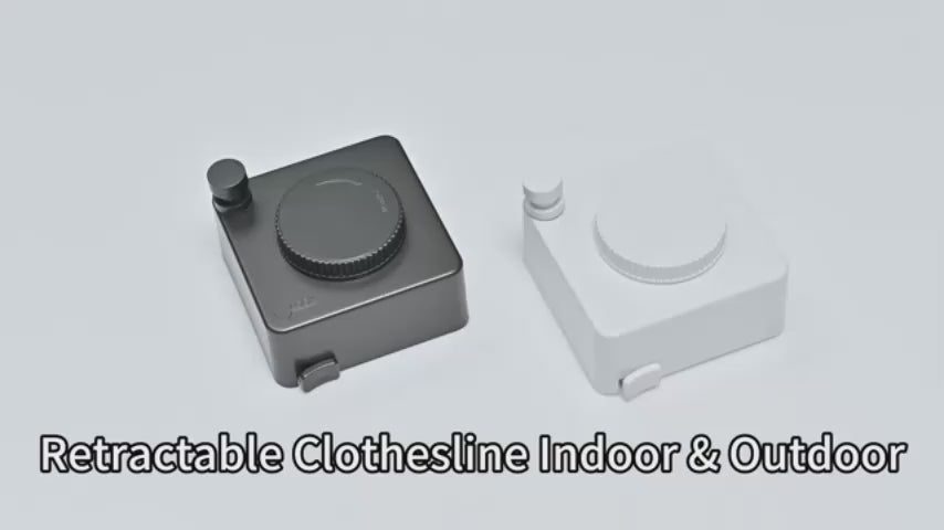 4.8M Retractable Clothesline Indoor/Outdoor Stainless Steel Non-Sagging Clothesline