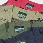 Men's Nylon Vest With  Multi-Pocket Design and Zippered Pockets