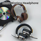 Vintage-Inspired Over-Ear Wireless Headset With Wireless 5.3 Chip