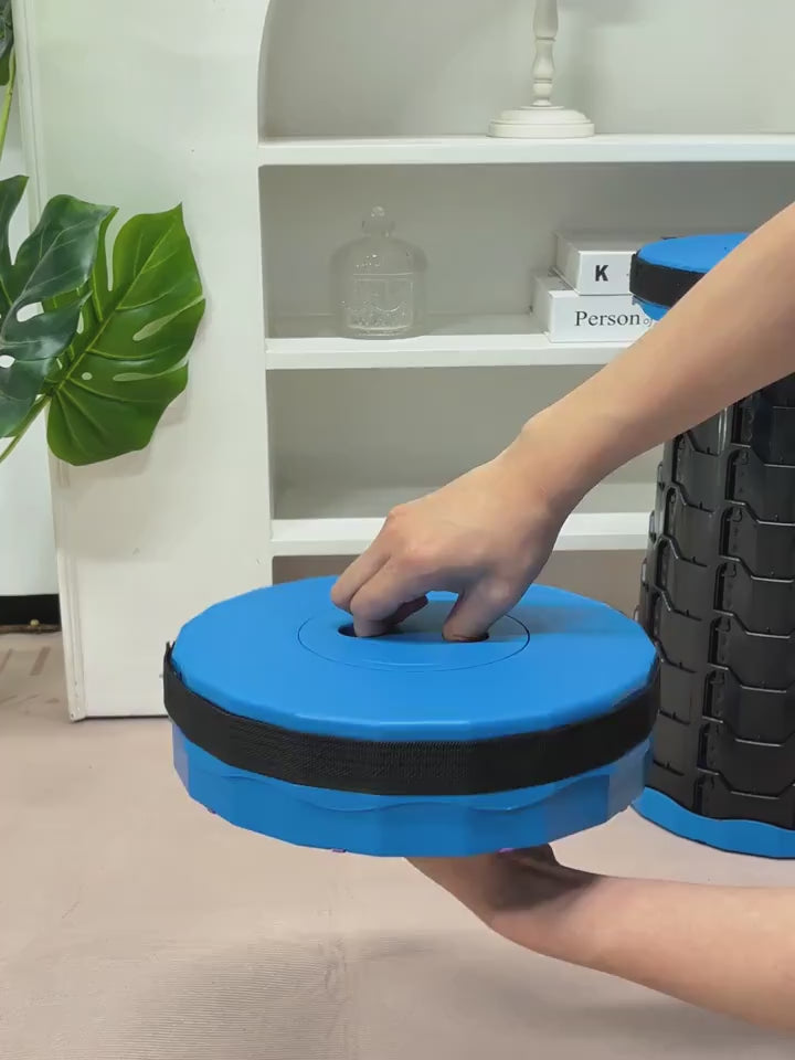 1pc- Enhanced portable multi-functional folding and retractable stool